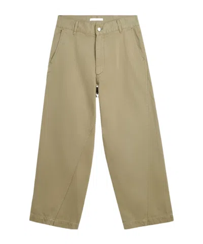 Sunflower Wide Twist Casual Pants In Neutral