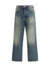 Sunflower Button-fly Five-pocket Jeans In Blue