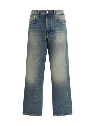 Sunflower Wide Twist Jeans In Blue