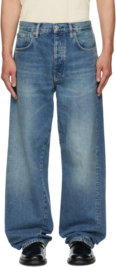 Sunflower Wide Twist Jeans In Blue