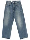 Sunflower Loose Fit Vintage-washed Organic Denim Jeans In Blue