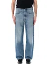 Sunflower Belt Loop Denim Trousers In Natural Vintage