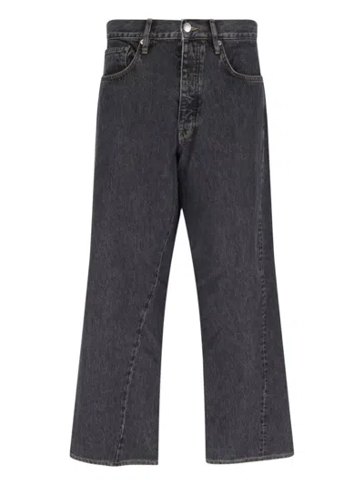 Sunflower "wide Twist" Straight Jeans In Black