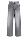 SUNFLOWER WIDE TWIST STRAIGHT JEANS