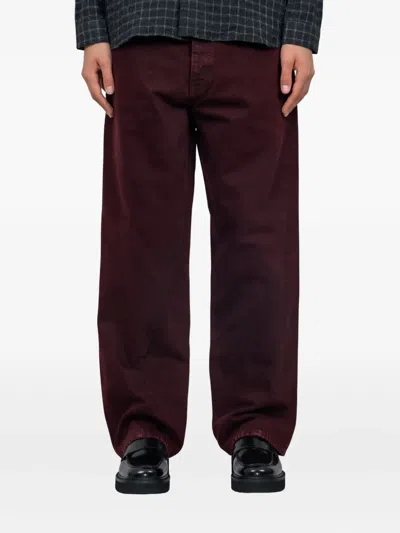 Sunflower Wide-twist Trousers In Red