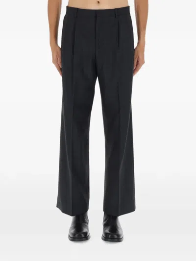 Sunflower Wide-leg Pleated Trousers In Black