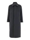 Sunflower Winter Button-fastening Pocket Coat In Gray