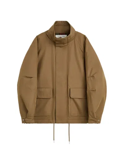 Sunflower Winter Field High-neck Jacket In Animal Print