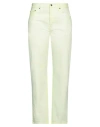 Sunflower Woman Denim Pants Yellow Size 34 Organic Cotton In Yellow
