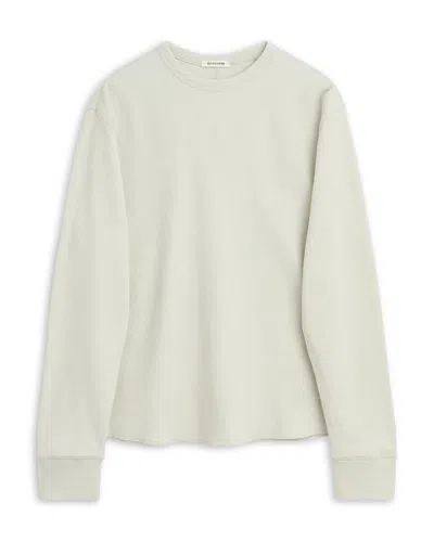 Sunflower Waffle-knit Long-sleeved Sweater In White