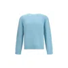 Sunflower Yak And Alpaca-blend Sweater In Blue
