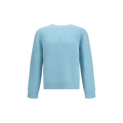 Sunflower Yak And Alpaca-blend Sweater In Blue