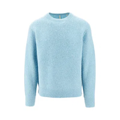 SUNFLOWER YAK-BLEND CREWNECK SWEATER