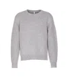 Sunflower Regular Fit Long Sleeve Knit Sweater In Gray