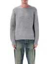 Sunflower Regular Fit Long Sleeve Knit Sweater In Gray