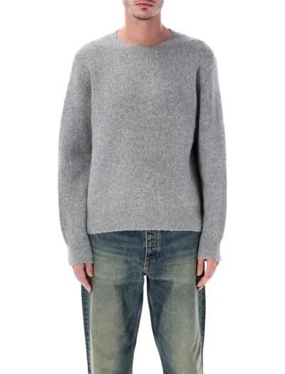 Sunflower Regular Fit Long Sleeve Knit Sweater In Gray