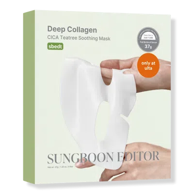Sungboon Editor Deep Collagen Cica Teatree Soothing Mask In Transparent