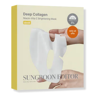 Sungboon Editor Deep Collagen Niacin Vita C Brightening Mask In Transparent
