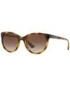 Sunglass Hut Collection Hu2011 53 In Havana,gradient Brown