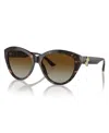 Sunglass Hut Collection Women's Polarized Sunglasses, Jc5007 In Havana