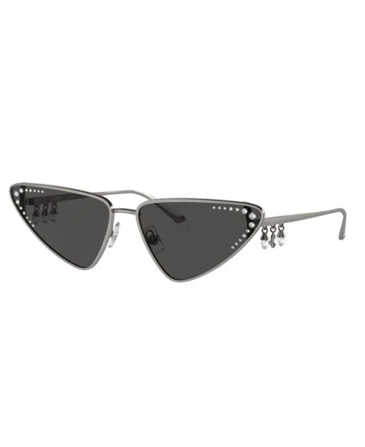 Sunglass Hut Collection Women's Sunglasses, Jc4001b In Gunmetal