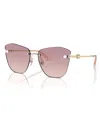 Sunglass Hut Collection Women's Sunglasses, Jc4004hb In Light Gold