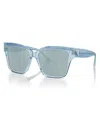 Sunglass Hut Collection Women's Sunglasses, Jc5003 In Transparent Azure Glitter