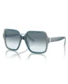 Sunglass Hut Collection Women's Sunglasses, Jc5005 In Blue Gradient Glitter
