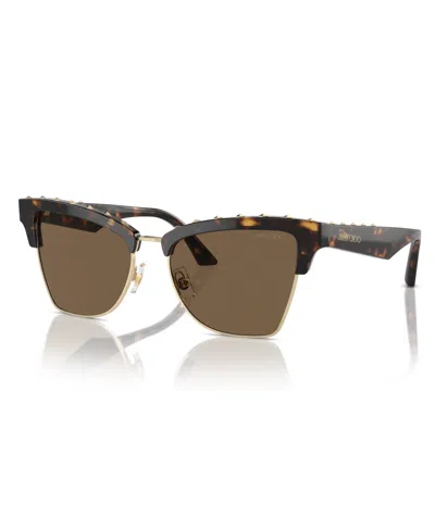 Sunglass Hut Collection Women's Sunglasses, Jc5014 In Dark Brown