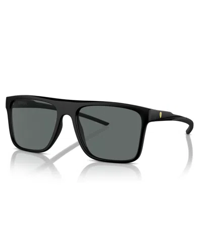 Sunglass Hut Collection Men's Polarized Sunglasses, Fz6006 In Matte Black