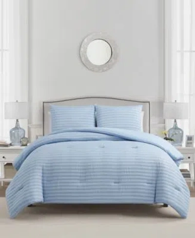 Sunham 3 Pc. Riverline Comforter Set Created For Macys In White