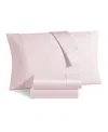 Sunham Ashford Solid 1500 Thread Count 4 Pc. Sheet Set, California King In Blush