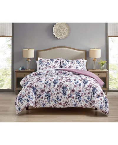 Sunham Daren 3-pc. Comforter Set, Exclusively At Macy's In Purple