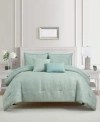 Sunham Kayla Comforter Sets Exclusively At Macys In Lt Sage