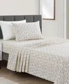 Sunham Microfiber Easy Care Printed 3-pc. Sheet Set, Twin