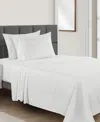 Sunham Microfiber Easy Care Solid 3-pc. Sheet Set, Twin In White