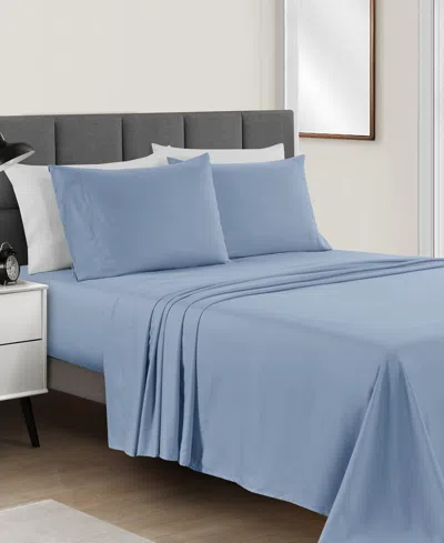 SUNHAM MICROFIBER EASY CARE SOLID 4-PC. SHEET SET, FULL