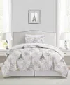 Sunham Paris Floral 8-pc. Comforter Set In Brown