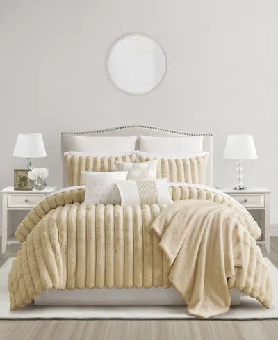 Sunham Taylor 14-pc. Comforter Set, King, Exclusively At Macy's In Neutral
