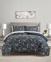 Sunham Veronica Botanical 3-pc. Comforter Sets In Blue
