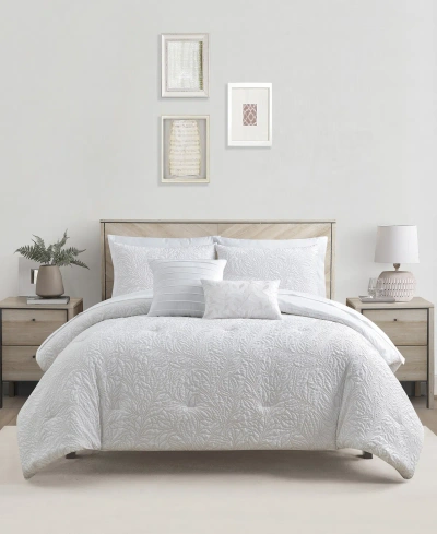 Sunham Vine 9-pc. Comforter Set, California King, Created For Macy's In White