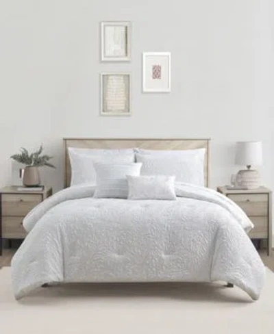 Sunham Vine Comforter Set Created For Macys In White