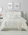 Sunham Wave Jac 14-pc. Comforter Set, King, Exclusively At Macy's In White