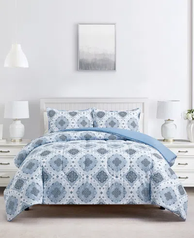 Sunham Willoughby Reversible 3-pc. Comforter Sets In Blue