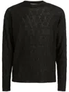 Sunhouse Diamond-pattern Jumper In Black