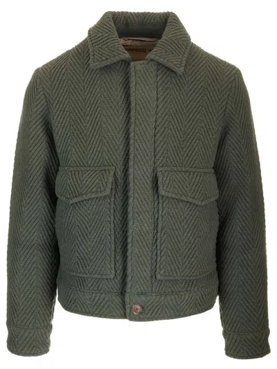 Sunhouse Herringbone Jacket Jackets Green