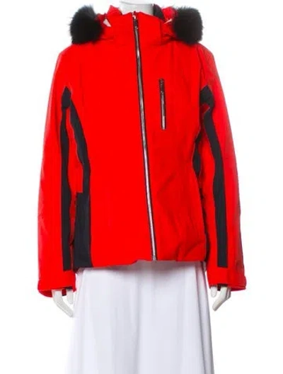 Pre-owned Sunice Colorblock Pattern Jacket W/ Tags In Orange