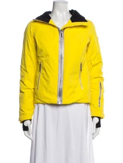 Pre-owned Sunice Nylon Performance Jacket In Yellow