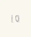 Sunjewels Lab Grown Sapphire Small Hoops