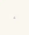 Sunjewels Piercing Studio - Round Diamond Flat Back Stud In White